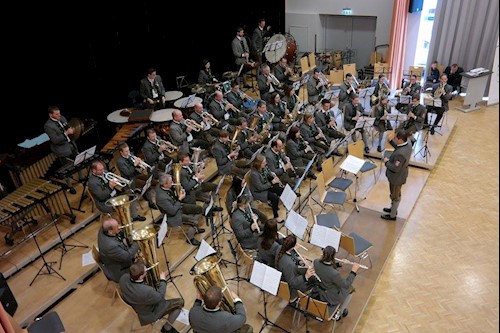 Musikverein Kapellen bei der Wertung